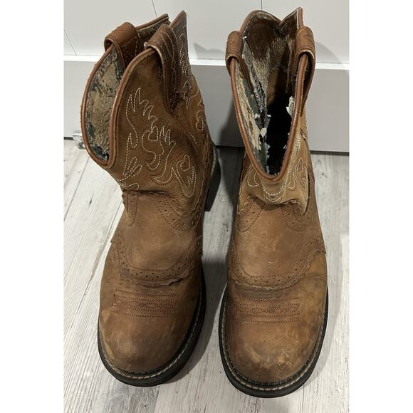 Women's Ariat Fatbaby Boot Sz 9B. Please See Inside Pictures. Interior Peeling. - Picture 7 of 12
